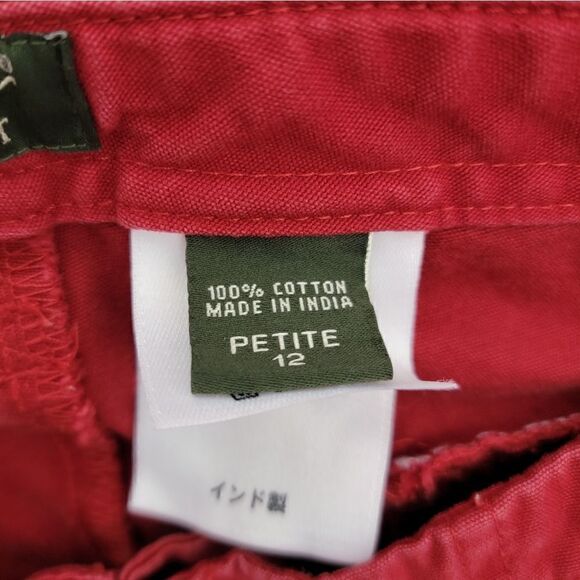 Woman's 12P Eddie Bauer Vashon Fit Capris #103 - Picture 4 of 4